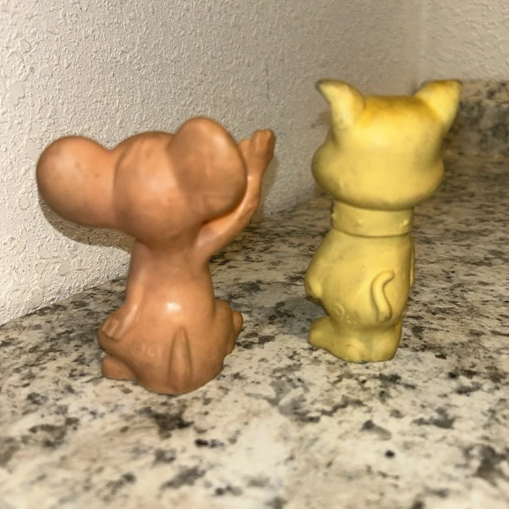 Alan Jay Rubber Squeak Toys Tom & Jerry Mouse And Spike's Som Tyke RARE E2 - Picture 3 of 6
